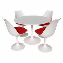 Top 10 ๐คฉ Round Aron Living Rose 5 Piece Dining Table Set ๐