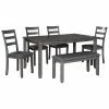 Hot Sale ⌛ Rectangle Signature Design By Ashley Bridson 6 Piece Casual Dining Set ✔️ 2 Hot Sale ⌛ Rectangle Signature Design By Ashley Bridson 6 Piece Casual Dining Set ✔️ -Kitchen Sales Store masterASHY6960