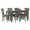 Brand new 🧨 Rectangle Signature Design By Ashley Caitbrook 7 Piece Rectangular Dining Room Table Set 🔔 -Kitchen Sales Store masterASHY7107