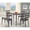 Wholesale π Rectangle Benzara Sophisticated 5 Piece Dining Set With Bench 𧨠2 Wholesale π Rectangle Benzara Sophisticated 5 Piece Dining Set With Bench 𧨠-Kitchen Sales Store masterBENZ6976