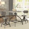 Brand new 👍 Benzara Beautiful Adjustable 3 Piece Round Counter Height Dining Table Set ✔️ 1 Brand new 👍 Benzara Beautiful Adjustable 3 Piece Round Counter Height Dining Table Set ✔️ -Kitchen Sales Store masterBENZ8046