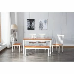 Hot Sale ⌛ Rectangle Boraam Bloomington 6 Piece Dining Table Set 😀
