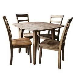 Best reviews of 🎉 Square Boraam Boulder 5-Piece Dining Set 😍