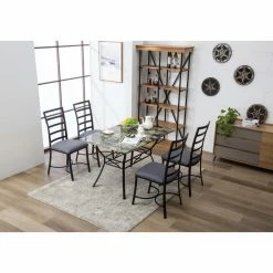 Discount ❤️ Rectangle Boraam Bastian 5 Piece Dining Table Set 🧨