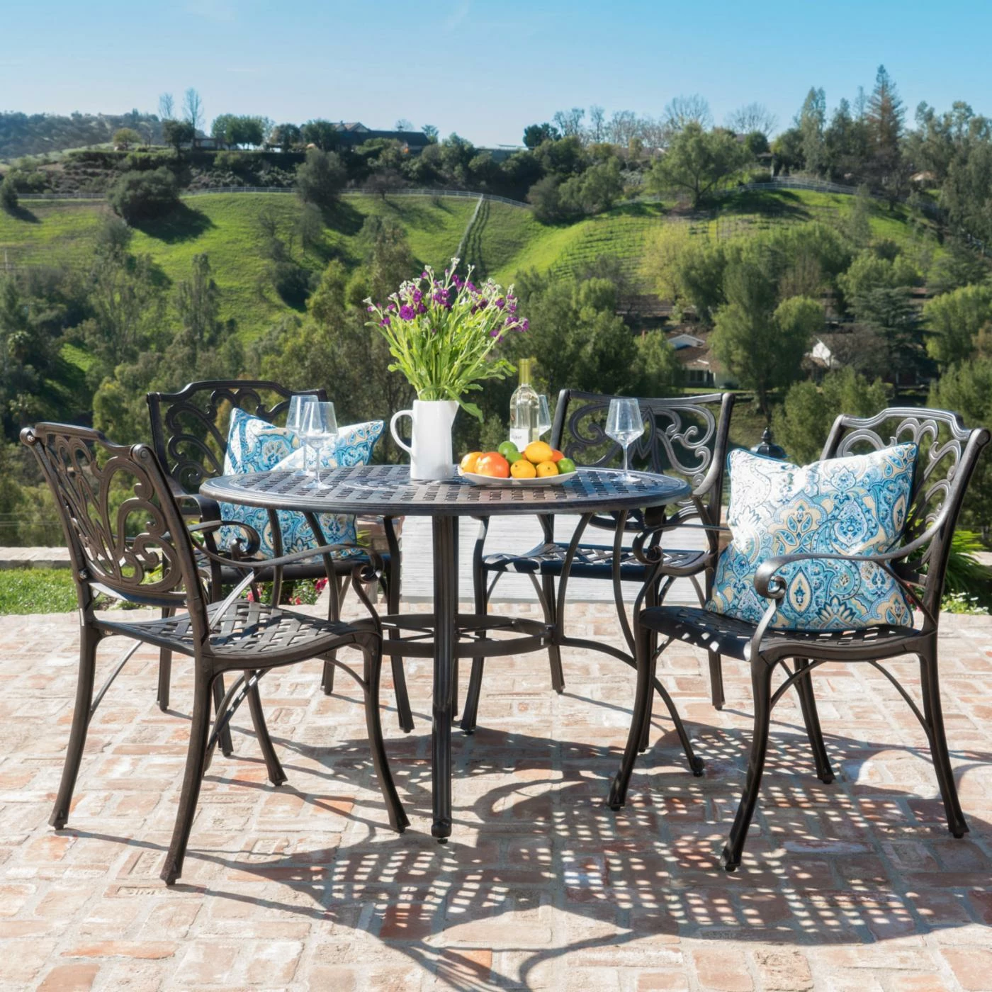 Cheapest ⭐ Best Selling Home Round Alfresco Aluminum 5 Piece Patio Dining Set 🔥 3 Cheapest ⭐ Best Selling Home Round Alfresco Aluminum 5 Piece Patio Dining Set 🔥