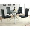 Best Pirce ❤️ Coaster Furniture Round Coaster Vance 5 Piece Dining Table Set 😍 -Kitchen Sales Store masterCOA3279