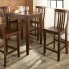 Buy 🔥 Square Crosley 5-Piece Pub High Dining Set With Tapered Leg And School House Stools ✔️ -Kitchen Sales Store masterCRY119