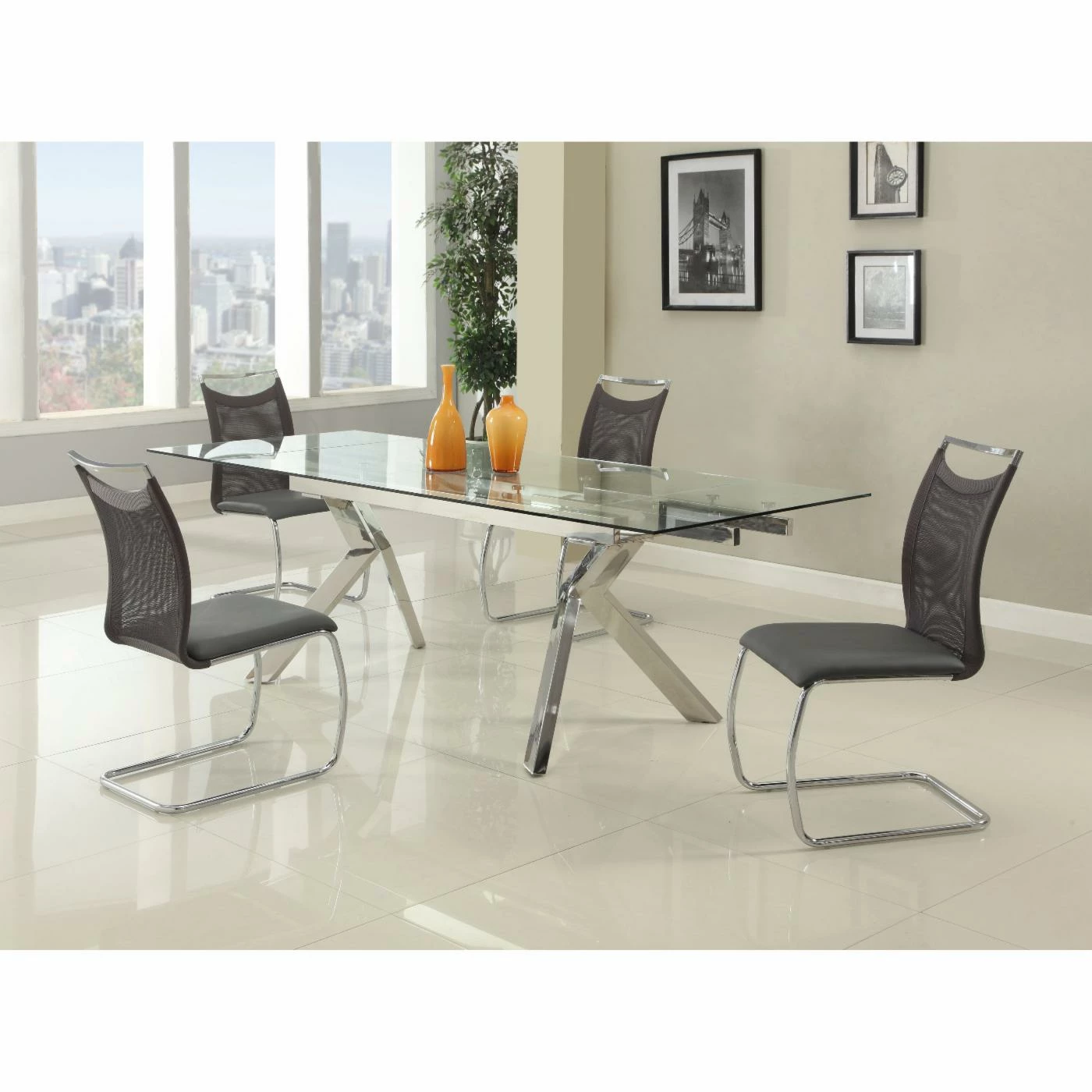 Coupon ⭐ Rectangle Chintaly Ella 5-Piece Dining Set With Nadine Chair 🌟 3 Coupon ⭐ Rectangle Chintaly Ella 5-Piece Dining Set With Nadine Chair 🌟