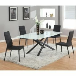 Best deal 👍 Rectangle Chintaly Jackie 5-Piece Dining Table Set 🌟