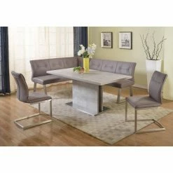 Coupon ๐ Rectangle Chintaly Kalinda 4-Piece Nook Dining Table Set ๐คฉ