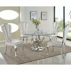 Top 10 ⌛ Round Chintaly Raegan 5-Piece Dining Table Set ⌛