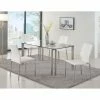 Outlet 😀 Rectangle Chintaly Rhonda 5-Piece Dining Table Set ✔️ 1 Outlet 😀 Rectangle Chintaly Rhonda 5-Piece Dining Table Set ✔️ -Kitchen Sales Store masterCTY2100