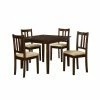 Deals 🎁 Square Dorel Living Redmond 5 Piece Traditional Height Dining Set 🤩 -Kitchen Sales Store masterDORE186