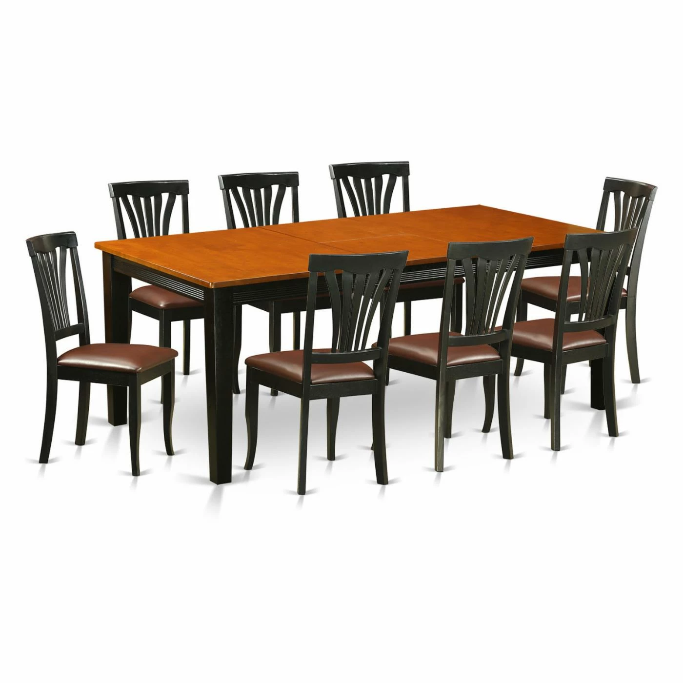 Hot Sale π Rectangle East West Furniture Quincy 9-Piece Lath Back Dining Table Set π€© 3 Hot Sale π Rectangle East West Furniture Quincy 9-Piece Lath Back Dining Table Set π€©