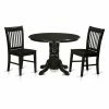 New 😉 Round East West Furniture Shelton 3 Piece Slat Back Dining Table Set ✔️ 1 New 😉 Round East West Furniture Shelton 3 Piece Slat Back Dining Table Set ✔️ -Kitchen Sales Store masterEASE1045