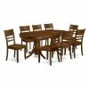 Brand new 👍 Oval East West Furniture Vancouver 9 Piece Mission Dining Table Set 🎁