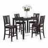Best reviews of 👍 Rectangle East West Furniture Buckland 5 Piece Scotch Art Dining Table Set 🌟 -Kitchen Sales Store masterEASE1113