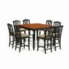 Brand new 😍 Square East West Furniture Chelsea 9 Piece High Splat Dining Table Set 👏 -Kitchen Sales Store masterEASE1140