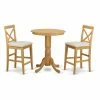 Budget π― Round East West Furniture Eden 3 Piece High Cross Dining Table Set π€© 1 Budget π― Round East West Furniture Eden 3 Piece High Cross Dining Table Set π€© -Kitchen Sales Store masterEASE1165