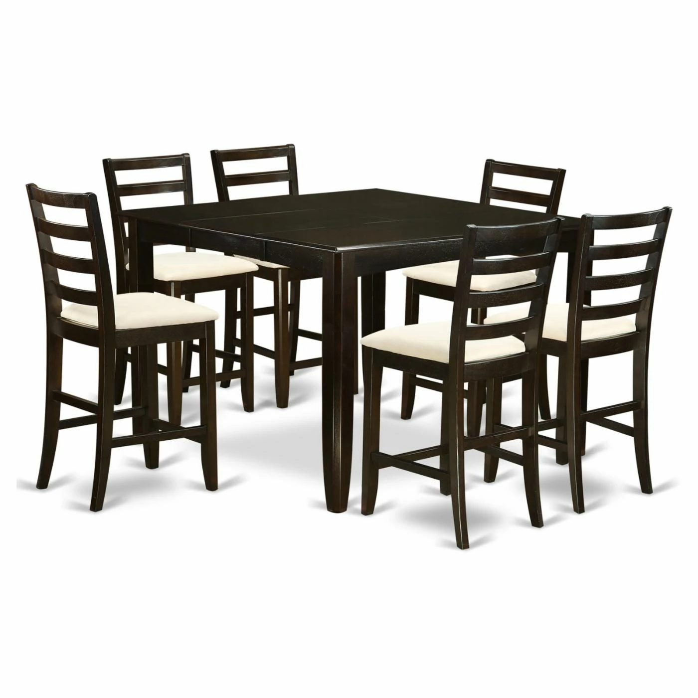 New β Rectangle East West Furniture Fairwinds 7 Piece Ladder Back Dining Table Set 𧨠3 New β Rectangle East West Furniture Fairwinds 7 Piece Ladder Back Dining Table Set π§¨