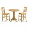 Hot Sale 🥰 Casual Dining Sets East West Furniture Jackson 3 Piece Comb Back Dining Table Set 🧨 -Kitchen Sales Store masterEASE1192