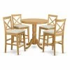 Buy ✨ Casual Dining Sets East West Furniture Jackson 5 Piece High Cross Dining Table Set 💯 -Kitchen Sales Store masterEASE1197