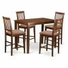 Buy 🤩 Rectangle East West Furniture Yarmouth 5 Piece Slat Back Dining Table Set 😍 -Kitchen Sales Store masterEASE1265