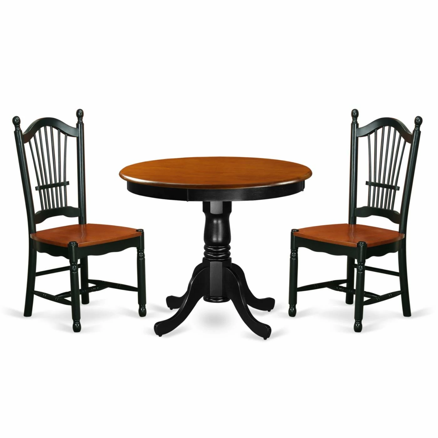 Top 10 ❤️ East West Furniture Antique ANDO3 Three Piece Round Pedestal Dining Set 💯 3 Top 10 ❤️ East West Furniture Antique ANDO3 Three Piece Round Pedestal Dining Set 💯