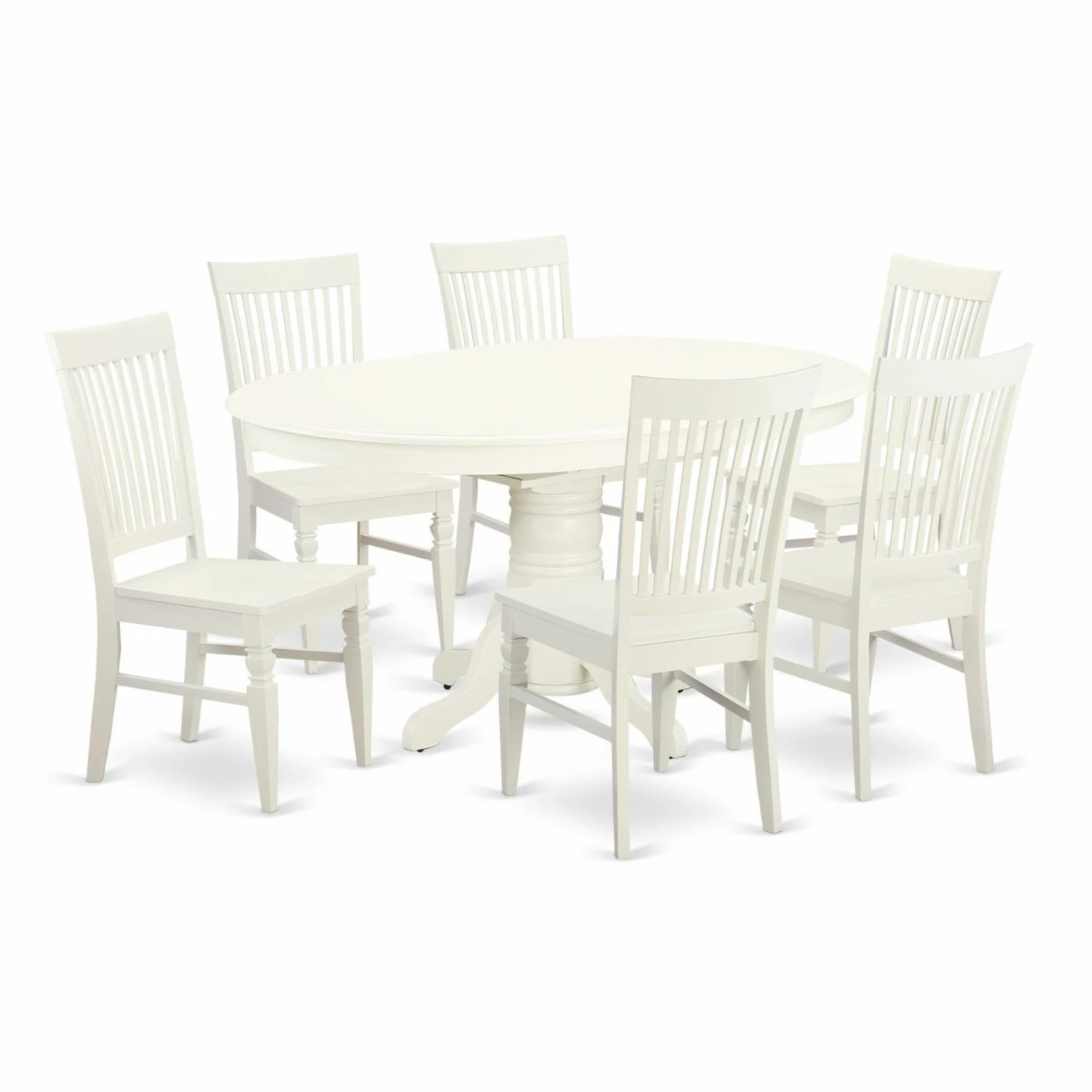 Best Pirce 💯 Oval East West Furniture Avon AVWE7 Seven Piece Extension Dining Table Set 🌟 3 Best Pirce 💯 Oval East West Furniture Avon AVWE7 Seven Piece Extension Dining Table Set 🌟