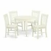 Deals ✨ East West Furniture Boston BONO5 Five Piece Round Dining Table Set 🎉 1 Deals ✨ East West Furniture Boston BONO5 Five Piece Round Dining Table Set 🎉 -Kitchen Sales Store masterEASE1303