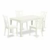 Cheapest 😍 Rectangle East West Furniture Capri CALG5 Five Piece Dining Table Set 😀
