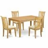Cheap 🔔 Rectangle East West Furniture Capri CAPO5 Five Piece Dining Table Set 👏 -Kitchen Sales Store masterEASE1319