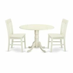 Best reviews of ⭐ Round East West Furniture Dublin DLNO3 Three Piece Drop Leaf Dining Set ⭐