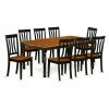 Discount 😀 Rectangle East West Furniture Dover DOAN9 Nine Piece Extension Dining Table Set ⌛ -Kitchen Sales Store masterEASE1337