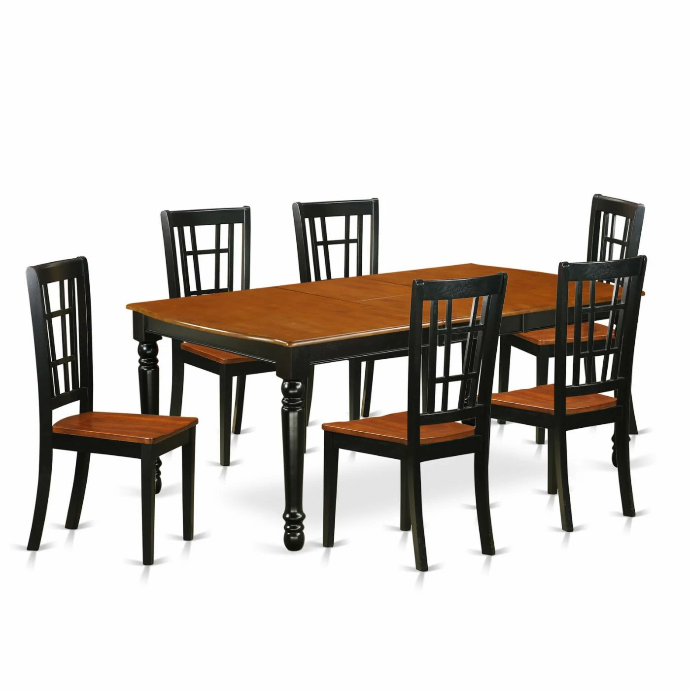 Cheapest 🌟 Rectangle East West Furniture Dover DONI7 Seven Piece Extension Dining Table Set ✨ 3 Cheapest 🌟 Rectangle East West Furniture Dover DONI7 Seven Piece Extension Dining Table Set ✨