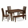 Discount ✨ Rectangle East West Furniture Dudley DUIP6 Six Piece Dining Table Set 🥰 -Kitchen Sales Store masterEASE1366