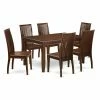 Brand new 😍 Rectangle East West Furniture Dudley DUIP7 Seven Piece Dining Table Set 👏 -Kitchen Sales Store masterEASE1367