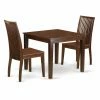 Cheap 🎁 Square East West Furniture Oxford 3 Piece Dining Table Set With 2 Wood Seat Dining Chairs 🌟 -Kitchen Sales Store masterEASE1400