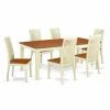 Best reviews of 👏 East West Furniture Quincy 7 Piece Rectangle Extension Dining Table Set - Buttermilk / Cherry ⭐ -Kitchen Sales Store masterEASE1414