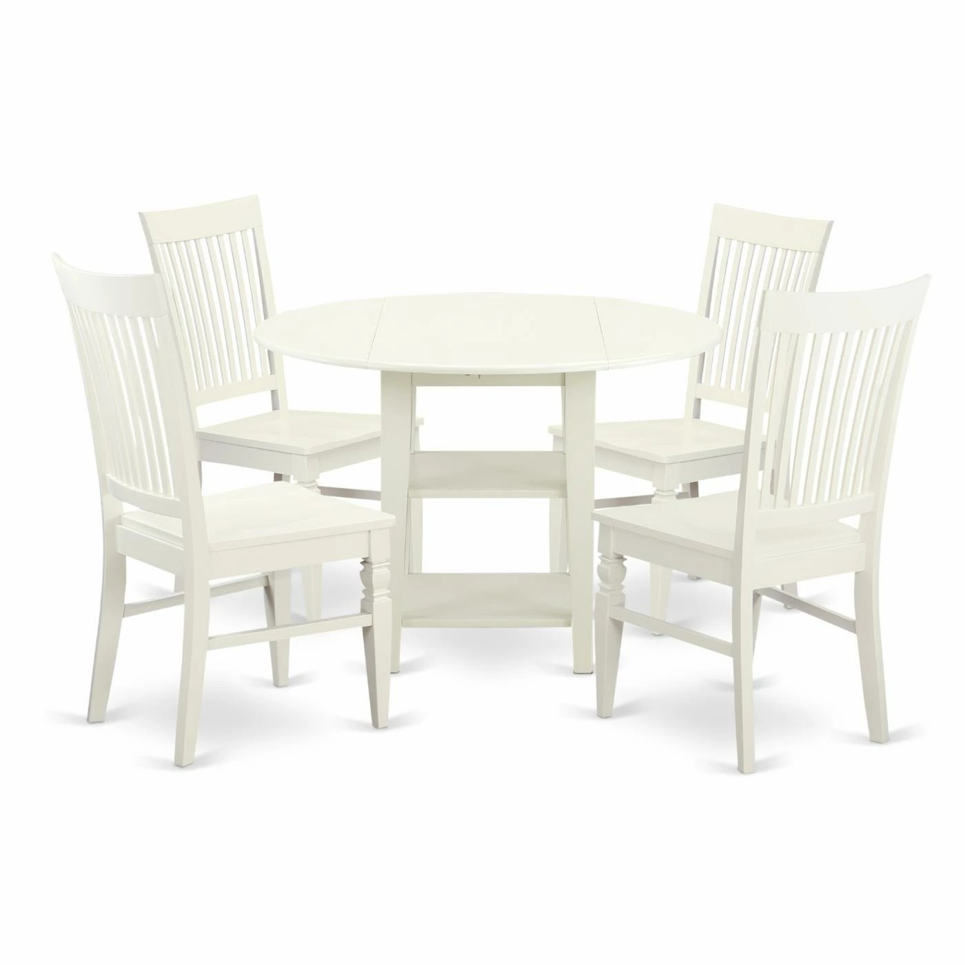 Best reviews of 🎁 Round East West Furniture Sudbury 5 Piece Dual Drop Leaf Dining Table Set With Slat Back Chairs 🌟 3 Best reviews of 🎁 Round East West Furniture Sudbury 5 Piece Dual Drop Leaf Dining Table Set With Slat Back Chairs 🌟