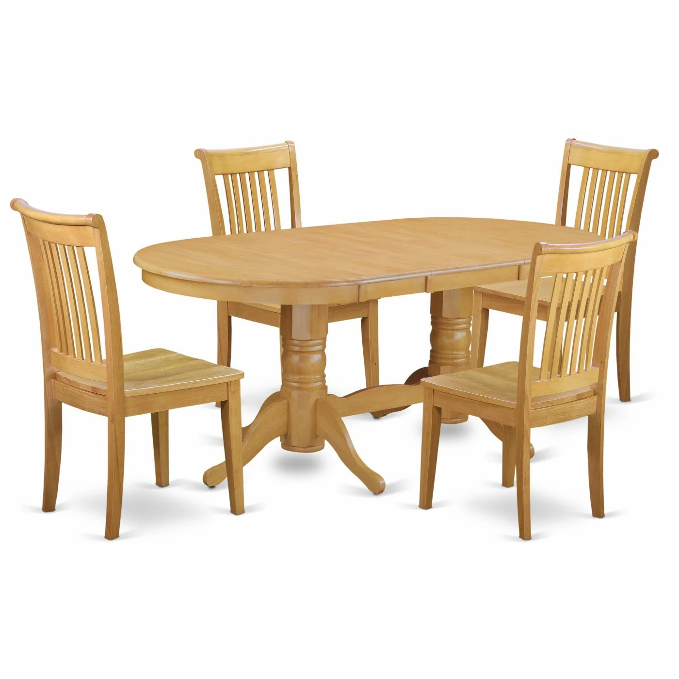 New 😀 Oval East West Furniture Vancouver 5 Piece Extending Dining Table Set With Cushioned Chairs - Oak 🤩 3 New 😀 Oval East West Furniture Vancouver 5 Piece Extending Dining Table Set With Cushioned Chairs - Oak 🤩