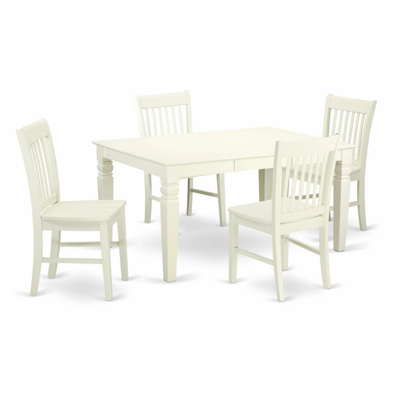 Coupon 😍 Rectangle East West Furniture Weston 5 Piece Extending Dining Table Set And Wood Seat Dining Chairs - Linen White 😀 3 Coupon 😍 Rectangle East West Furniture Weston 5 Piece Extending Dining Table Set And Wood Seat Dining Chairs - Linen White 😀