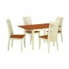 Cheap π Rectangle East West Furniture 5 Piece Norfolk Dining Table Set With Wood Seat 𧨠1 Cheap π Rectangle East West Furniture 5 Piece Norfolk Dining Table Set With Wood Seat 𧨠-Kitchen Sales Store masterEASE1480