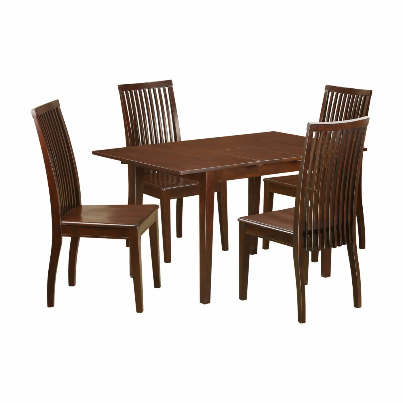 Cheap 🔥 Rectangle East West Furniture 5 Piece Picasso Rectangular Extending Dining Table Set - Mahogany 🌟 3 Cheap 🔥 Rectangle East West Furniture 5 Piece Picasso Rectangular Extending Dining Table Set - Mahogany 🌟