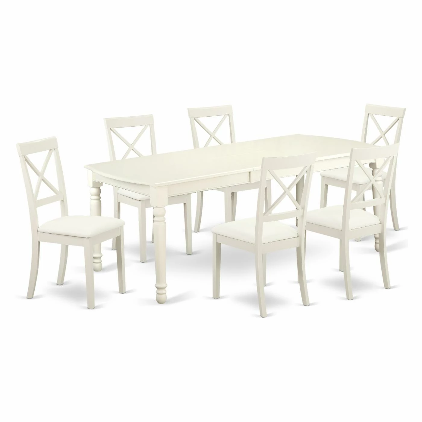 Brand new π Rectangle East West Furniture Dover 7 Piece Rectangular Dining Table Set With Faux Leather Chairs π 3 Brand new π Rectangle East West Furniture Dover 7 Piece Rectangular Dining Table Set With Faux Leather Chairs π