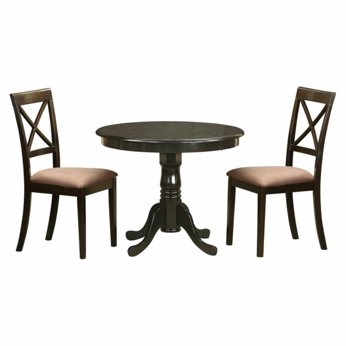 Best Pirce β€οΈ East West Furniture Antique 3 Piece Pedestal Round Dining Table Set With Boston Microfiber Seat Chairs π 3 Best Pirce β€οΈ East West Furniture Antique 3 Piece Pedestal Round Dining Table Set With Boston Microfiber Seat Chairs π