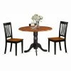 Best reviews of 🎁 Casual Dining Sets East West Furniture Dublin 3 Piece Drop Leaf Round Dining Table Set With Antique Wooden Seat Chairs ⭐ -Kitchen Sales Store masterEASE367