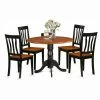 Flash Sale 🔥 Round East West Furniture Dublin 5 Piece Drop Leaf Dining Table Set With Wooden Antique Chairs 🔥 1 Flash Sale 🔥 Round East West Furniture Dublin 5 Piece Drop Leaf Dining Table Set With Wooden Antique Chairs 🔥 -Kitchen Sales Store masterEASE370