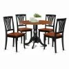 Best deal 😉 Round East West Furniture Dublin 5 Piece Drop Leaf Dining Table Set With Avon Wooden Seat Chairs 🎉 1 Best deal 😉 Round East West Furniture Dublin 5 Piece Drop Leaf Dining Table Set With Avon Wooden Seat Chairs 🎉 -Kitchen Sales Store masterEASE376