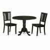 Flash Sale 👍 Round East West Furniture Dublin 3 Piece Drop Leaf Dining Table Set With Buckland Wooden Seat Chairs 🥰 2 Flash Sale 👍 Round East West Furniture Dublin 3 Piece Drop Leaf Dining Table Set With Buckland Wooden Seat Chairs 🥰 -Kitchen Sales Store masterEASE386